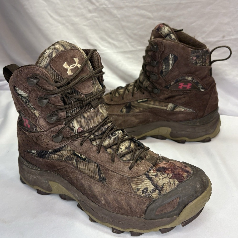 Under Armour Speed Freek Bozeman Womens 9 Waterproof Combat Hunting Boots Camo